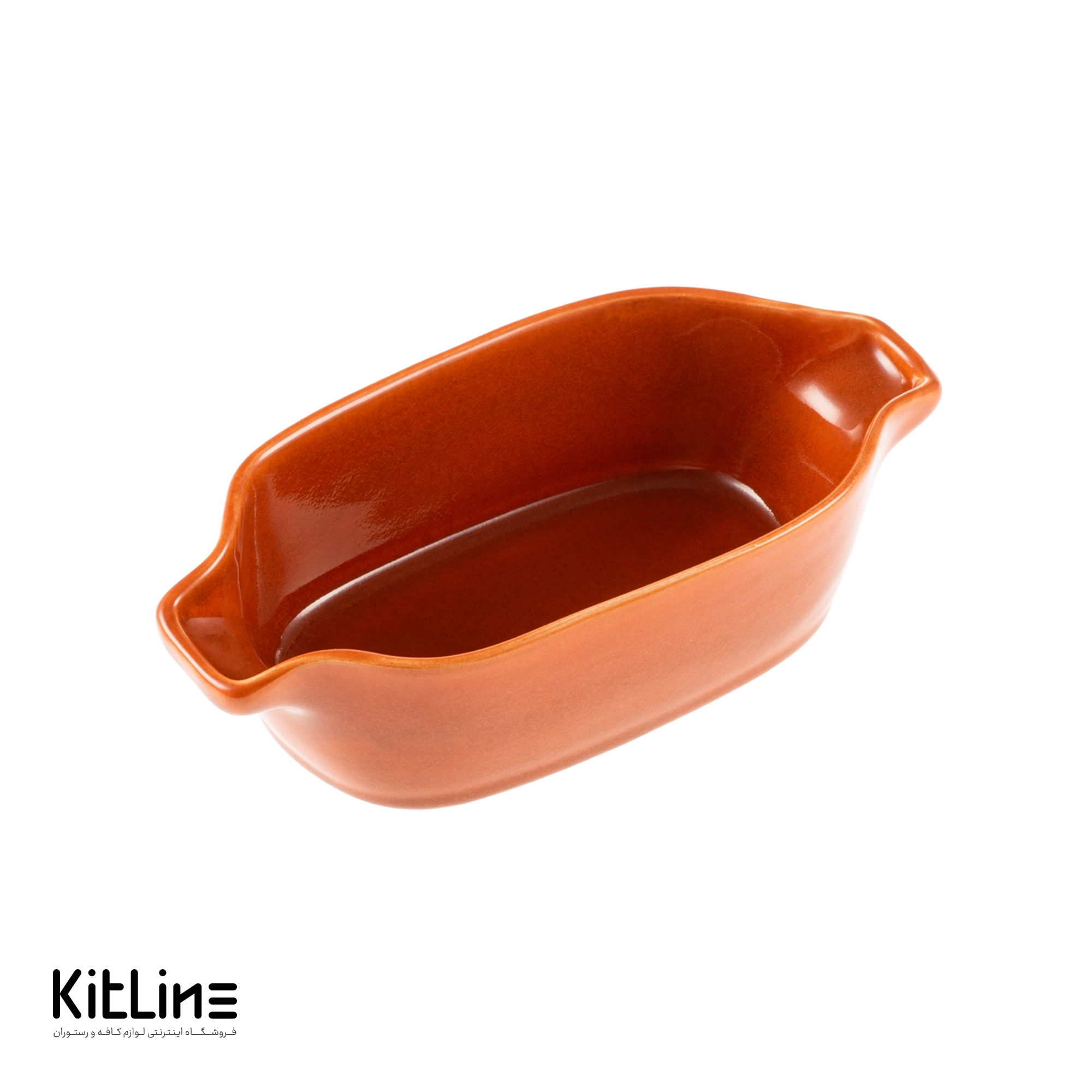 کاسه سرامیکی ۳۷۰ میلی لیتری آجری