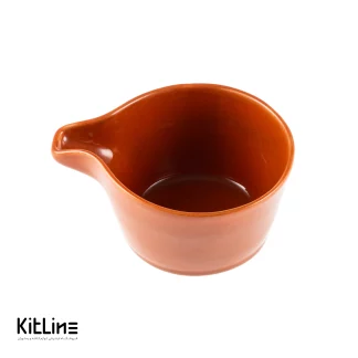 کاسه سرامیکی ۴۰۰ میلی لیتری آجری
