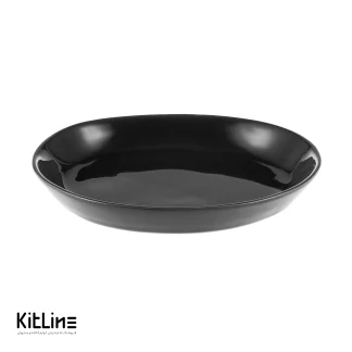 پیش دستی سرامیکی ۱۷ سانتیمتری زغالی