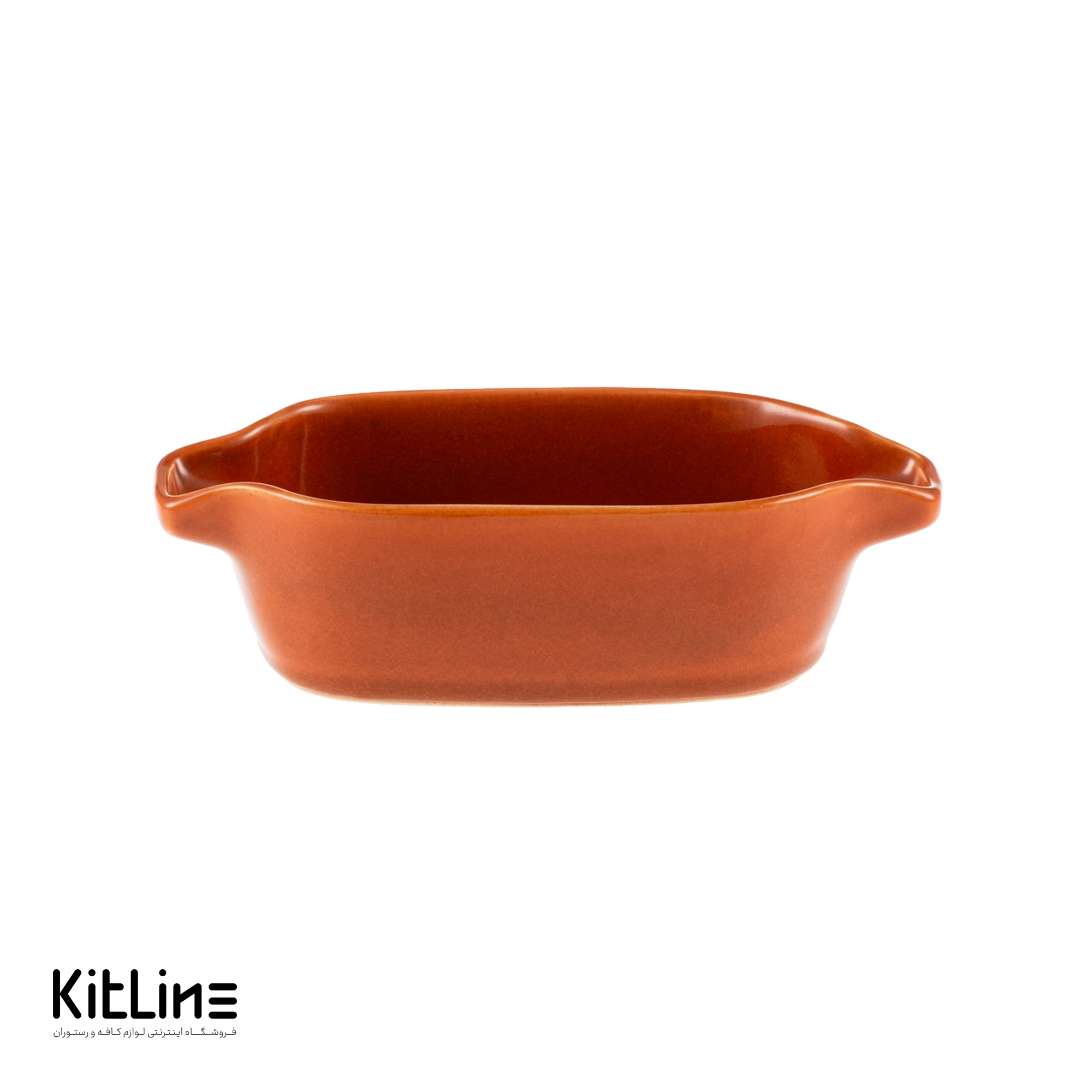 کاسه سرامیکی ۳۷۰ میلی لیتری آجری - تصویر 2