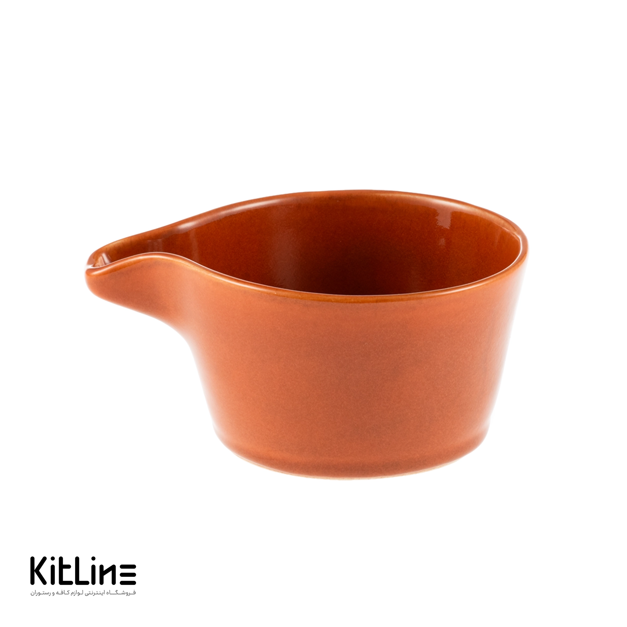 کاسه سرامیکی ۴۰۰ میلی لیتری آجری - تصویر 5