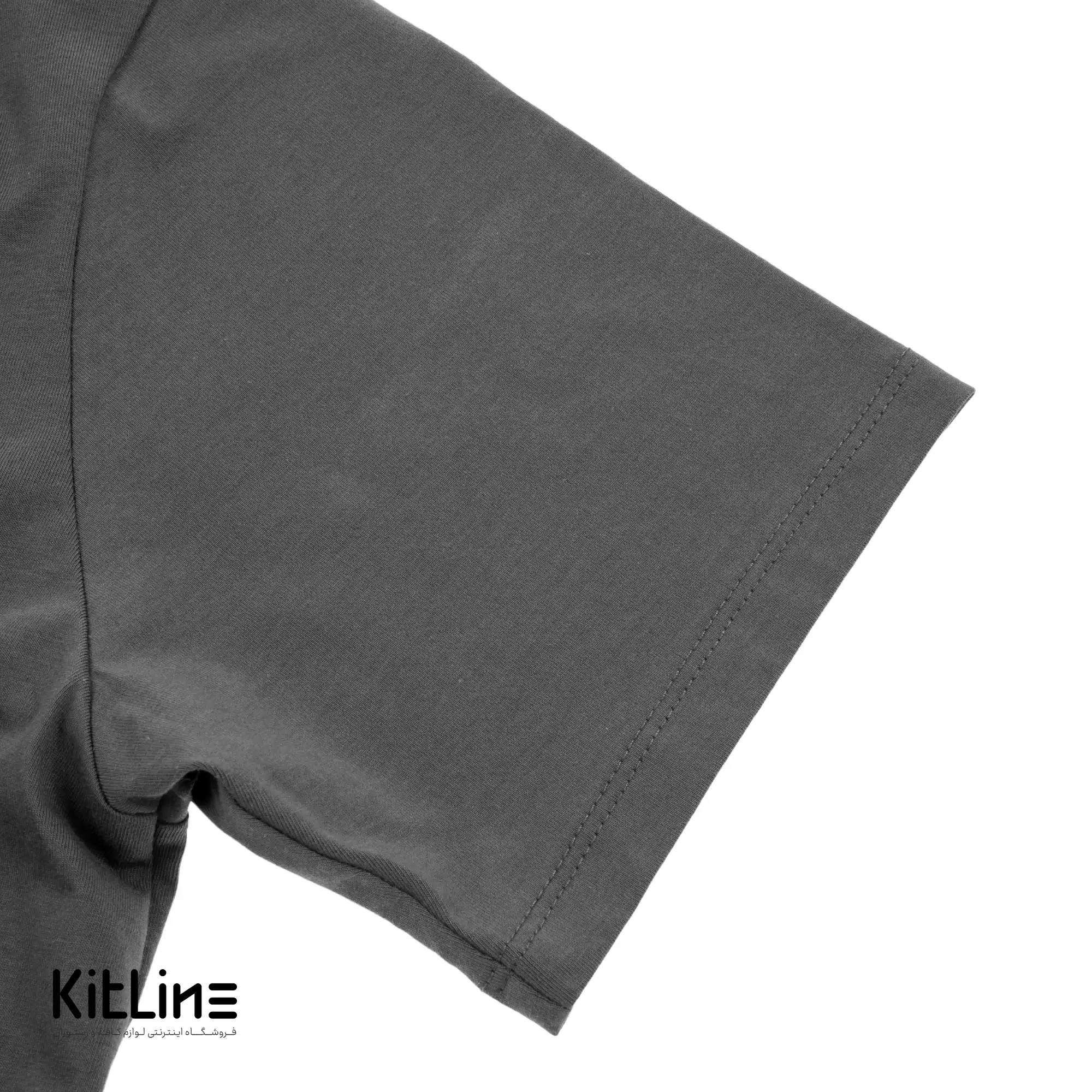 تیشرت خاکستری مدل اسلیم بلک رز - تصویر 3