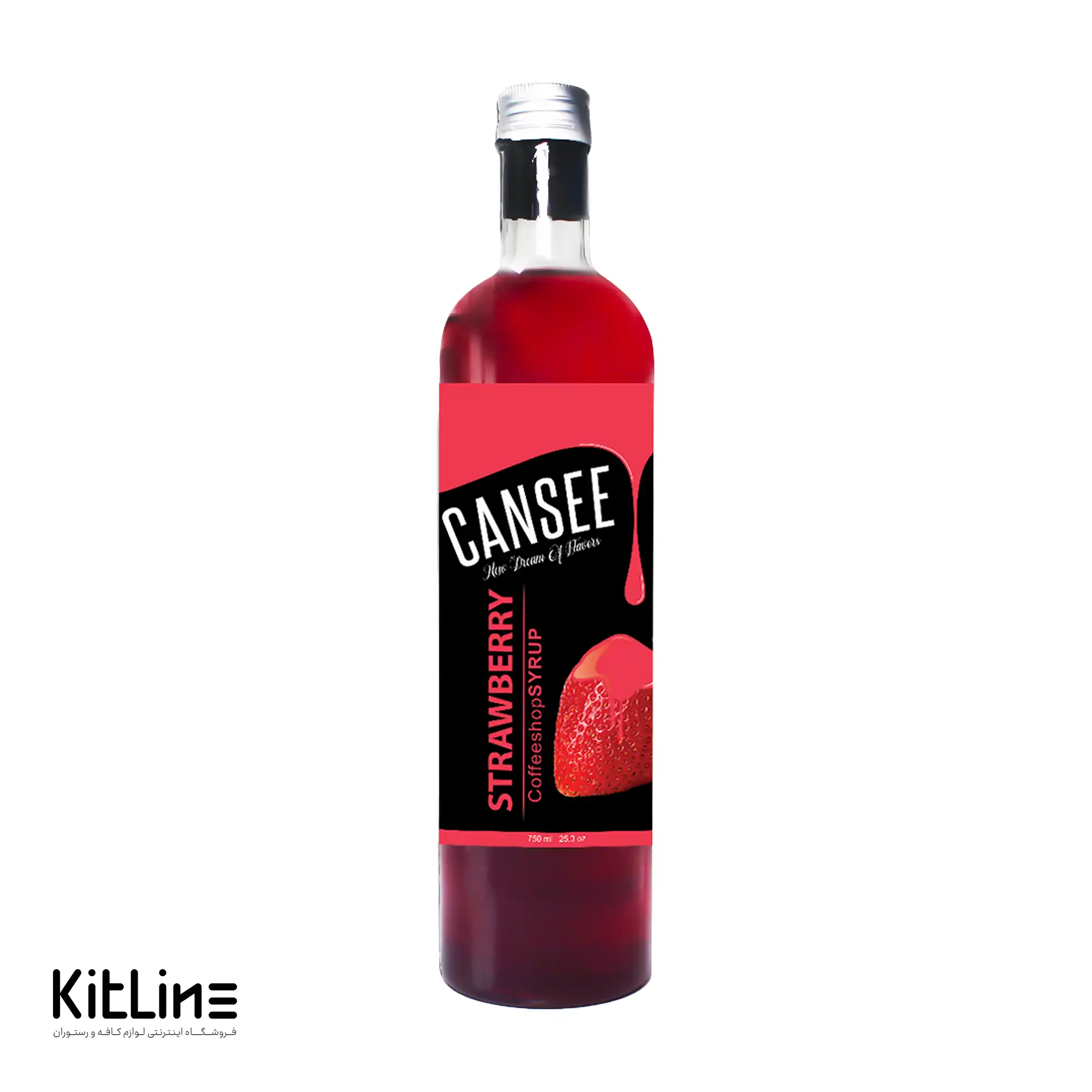 سیروپ توت فرنگی کنسی (CANSEE) ۷۵۰ میلی لیتری