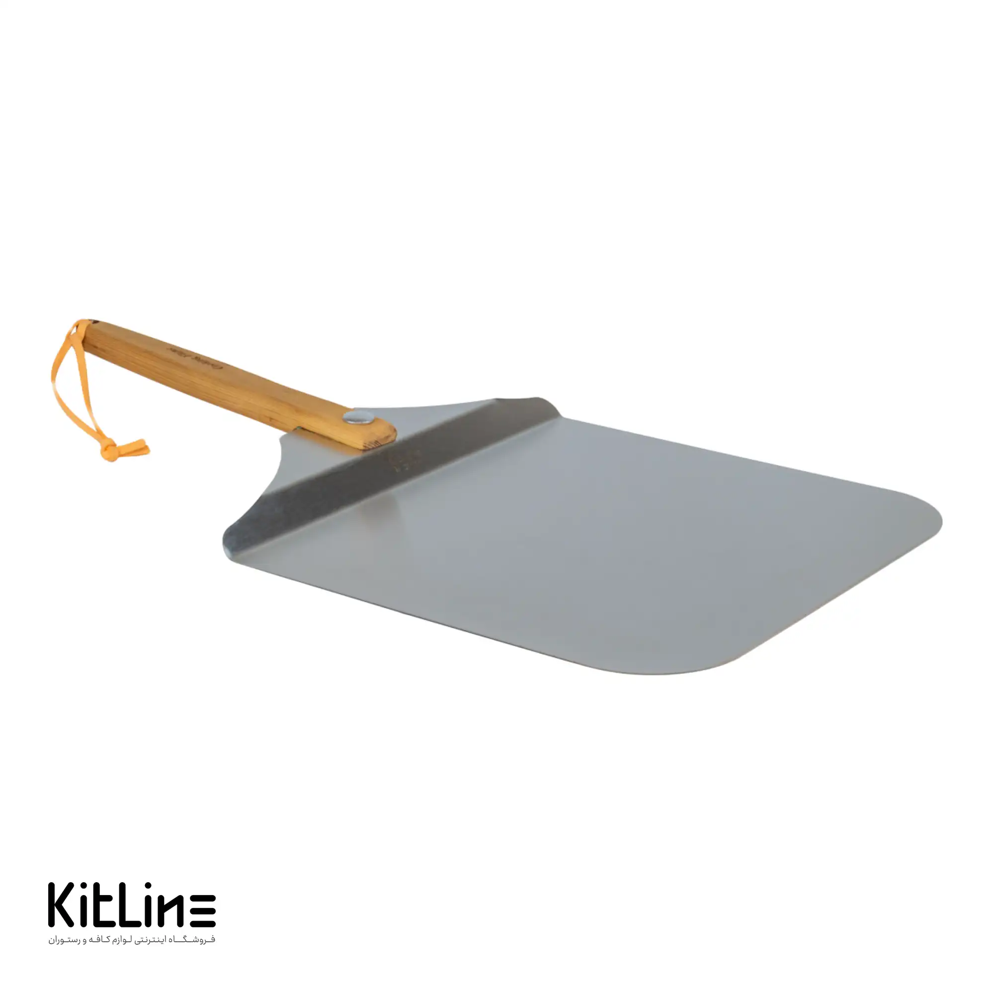 پارو پیتزا استیل مستطیلی کف ۲۸ دسته تاشو چوبی ۲۵ سانتیمتری کوکینگ فلیم (Cooking Flame) - تصویر 5