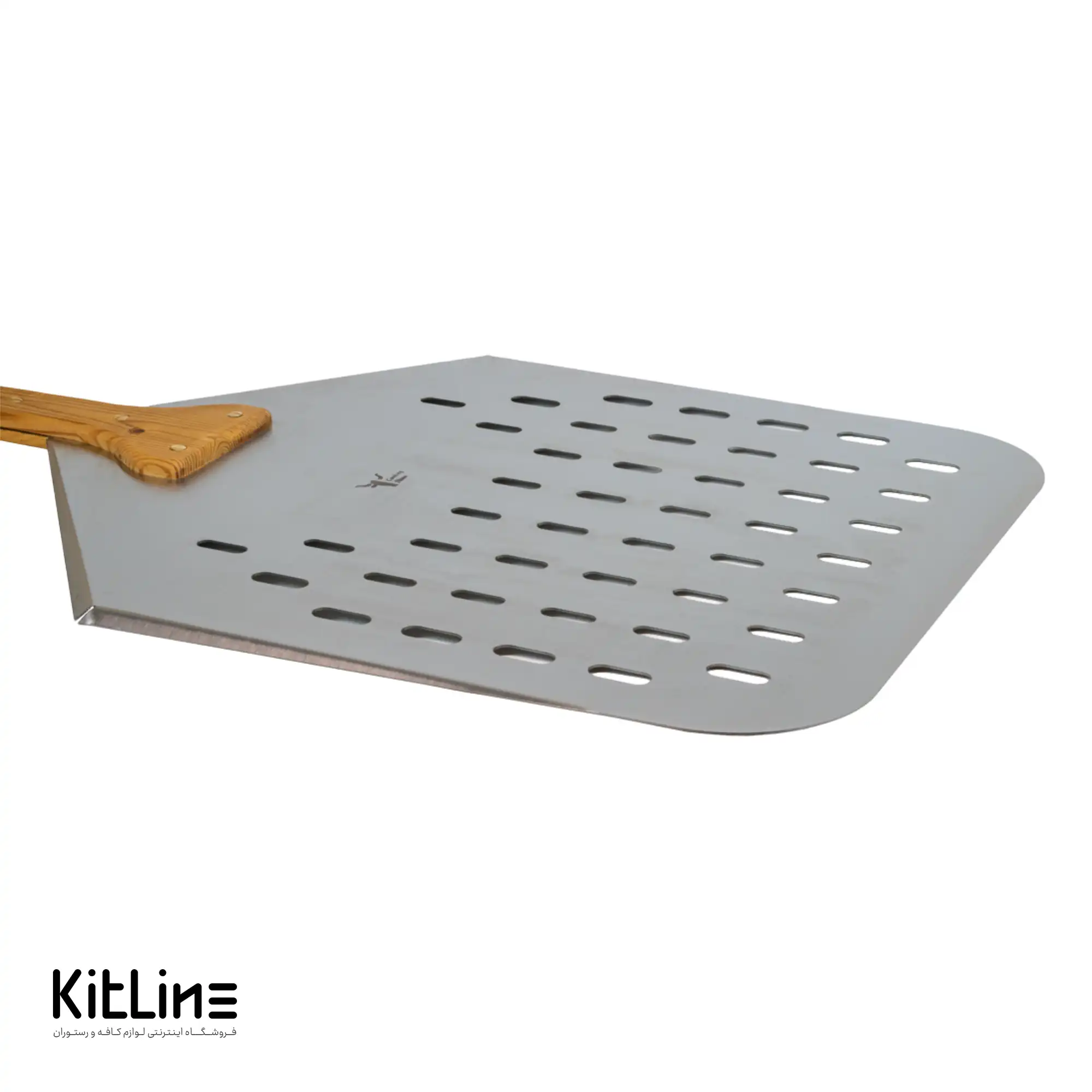 پارو پیتزا پانچ استیل مستطیلی کف ۳۳ دسته چوبی ۷۰ سانتیمتری کوکینگ فلیم (Cooking Flame) - تصویر 4