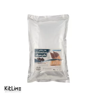 پودر بستنی قیفی با طعم شکلات (بر پایه آب) کن‌سی ۲۱۰۰ گرمی