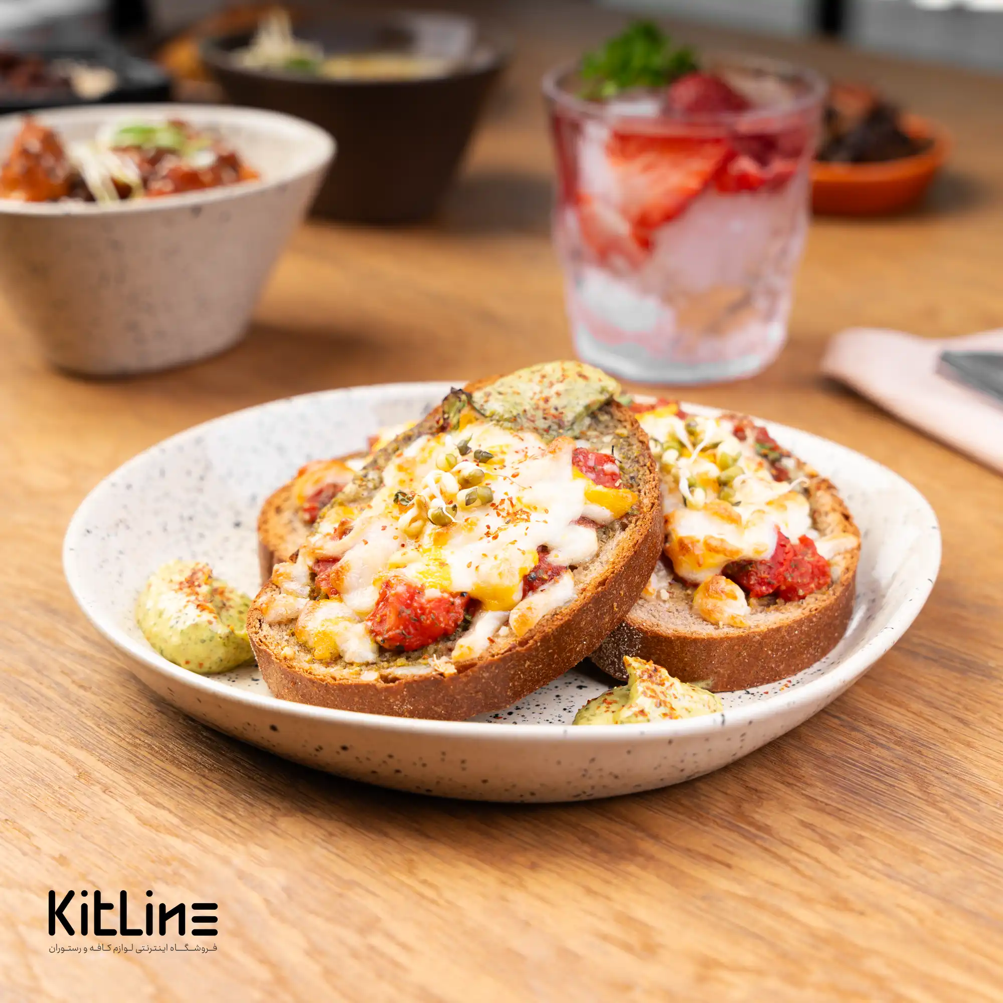 پیش دستی سرامیکی ۲۱ سانتیمتری طرح خال دار کرم - تصویر 5