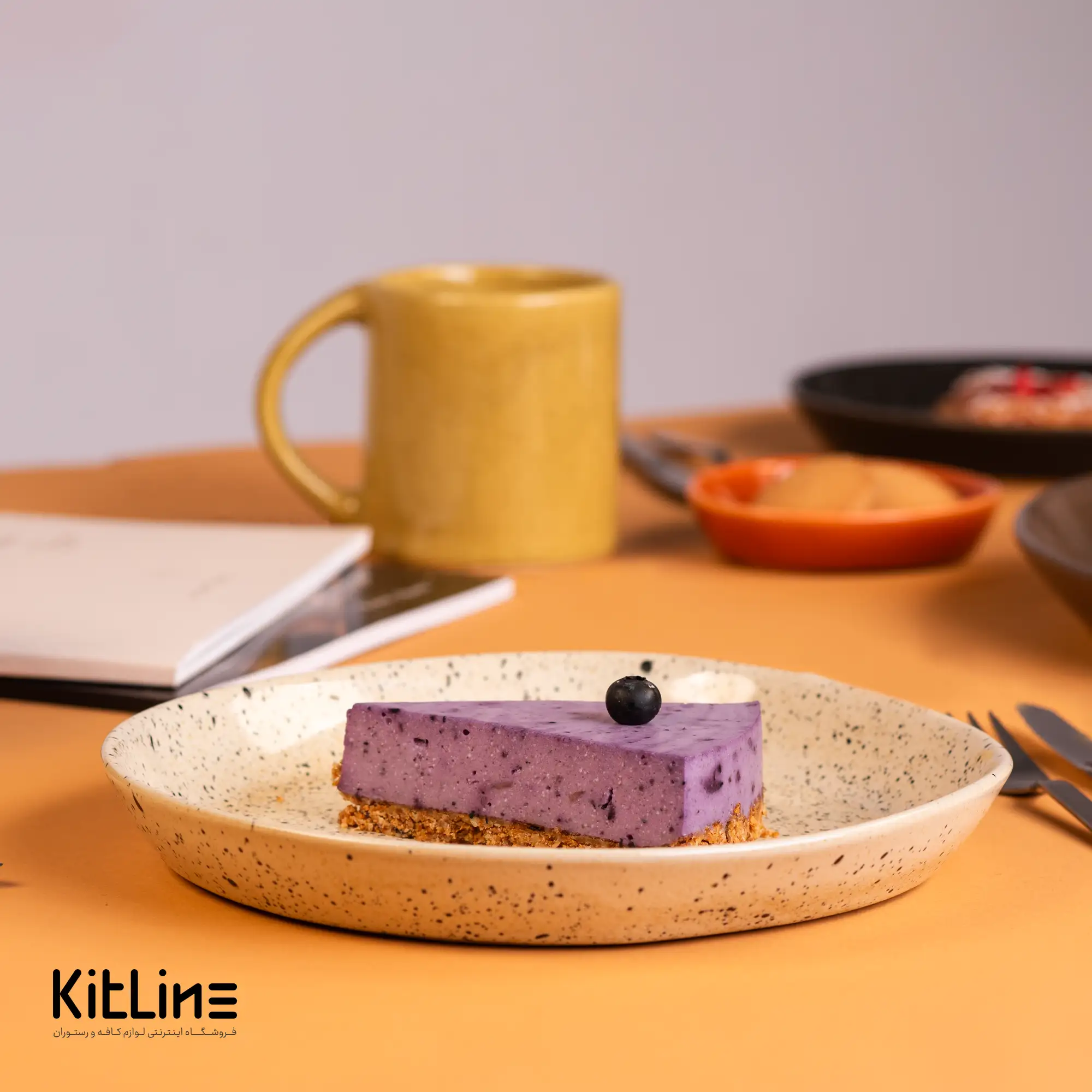 پیش دستی سرامیکی ۲۱ سانتیمتری طرح خال دار کرم - تصویر 7