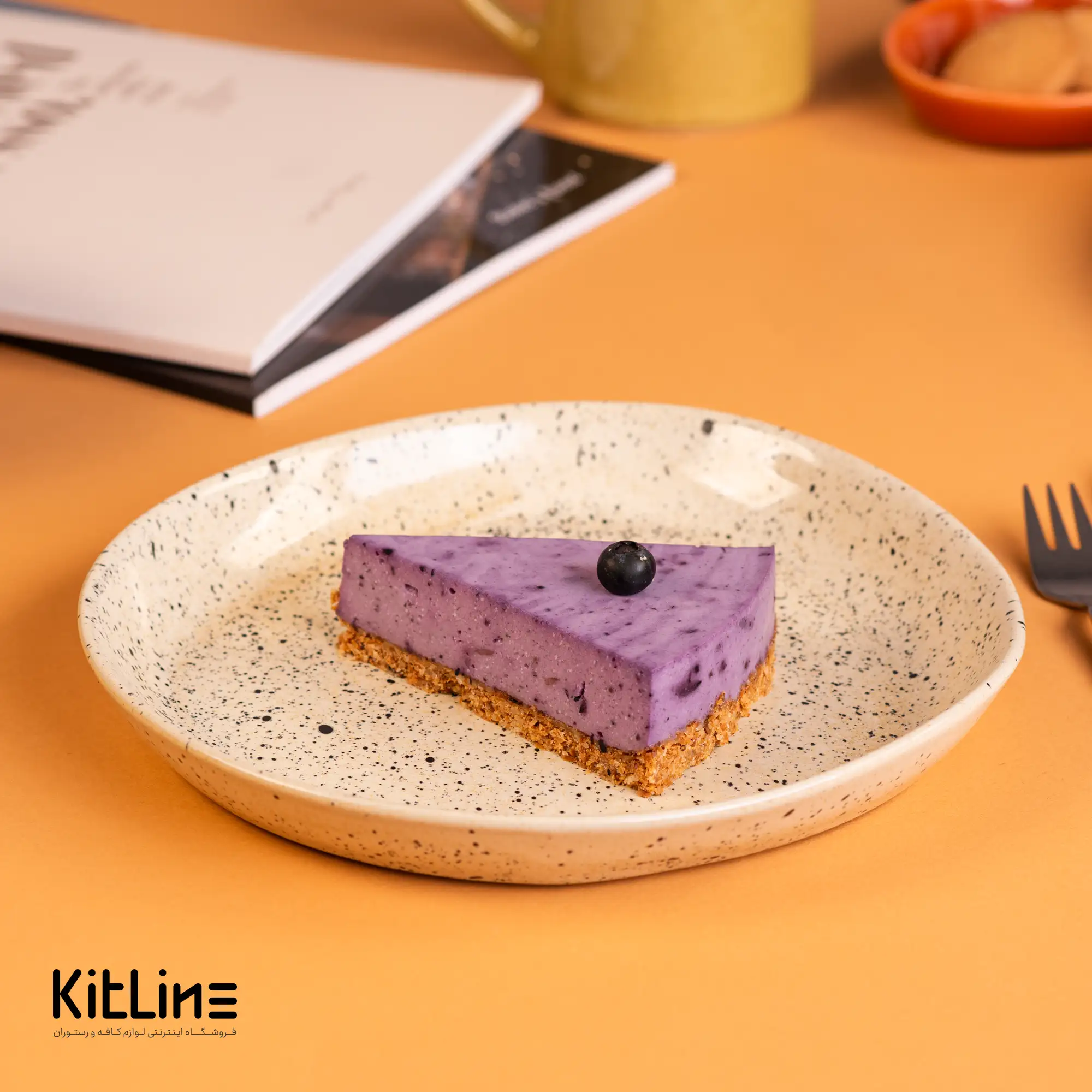 پیش دستی سرامیکی ۲۱ سانتیمتری طرح خال دار کرم - تصویر 6