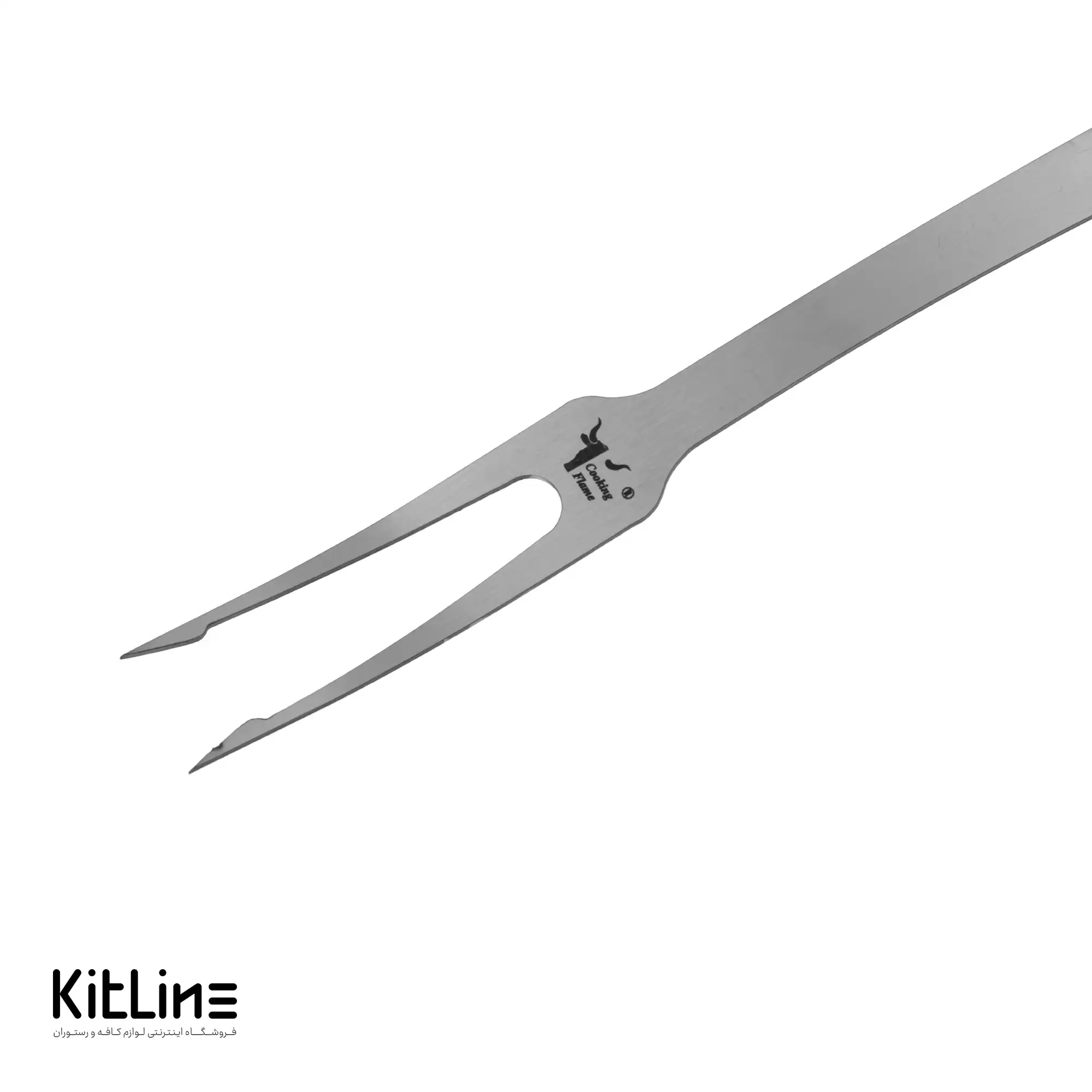 چنگال باربیکیو استیل ۳۷ سانتیمتری کوکینگ فلیم (Cooking Flame) - تصویر 4