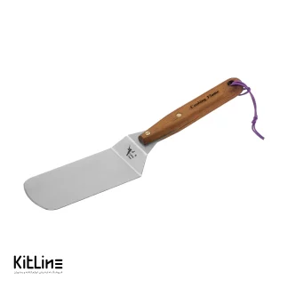 کاردک خم دسته چوبی نمره ۷ کوکینگ فلیم (Cooking Flame)