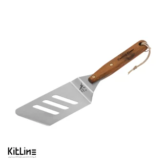 کاردک خم شیاردار دسته چوبی نمره ۸ کوکینگ فلیم (Cooking Flame)