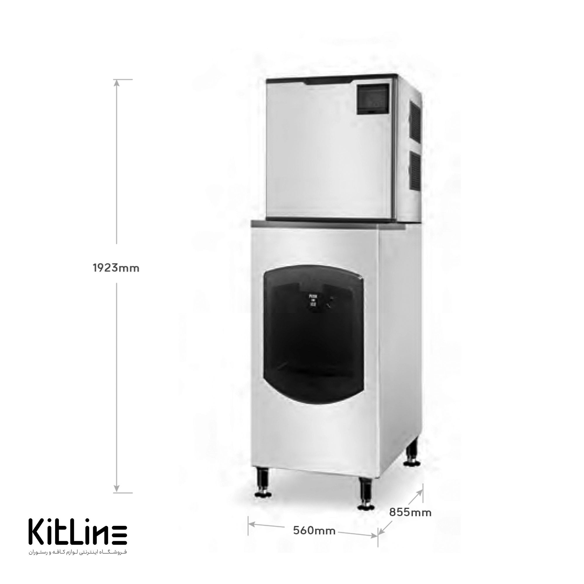 یخساز ۱۹۰ کیلویی بلیزر (BLAZER) مدل SK-420D با دیسپنسر مدل HD-130B - تصویر 2