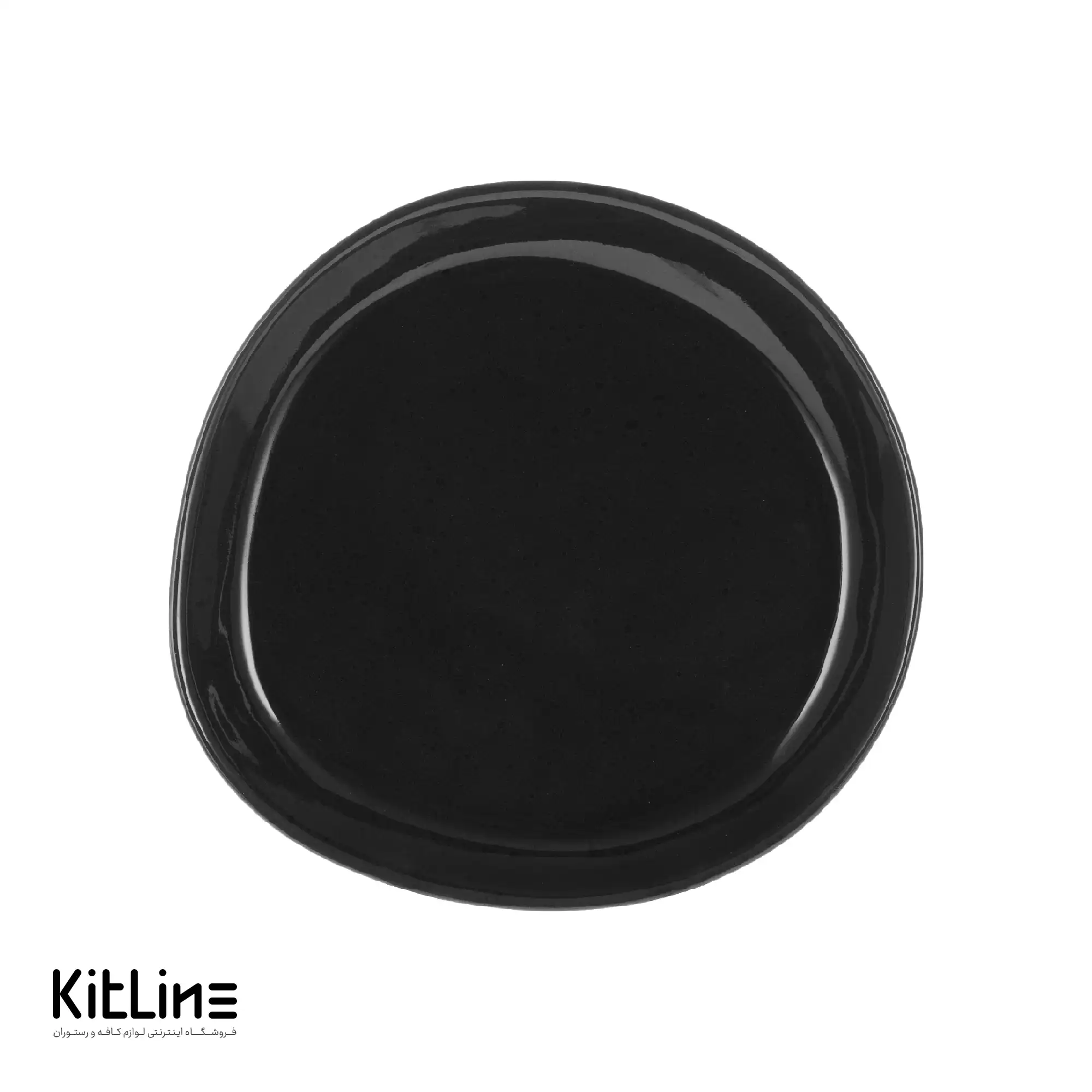 بشقاب استون ور ۲۴ سانتیمتری زغالی - تصویر 2