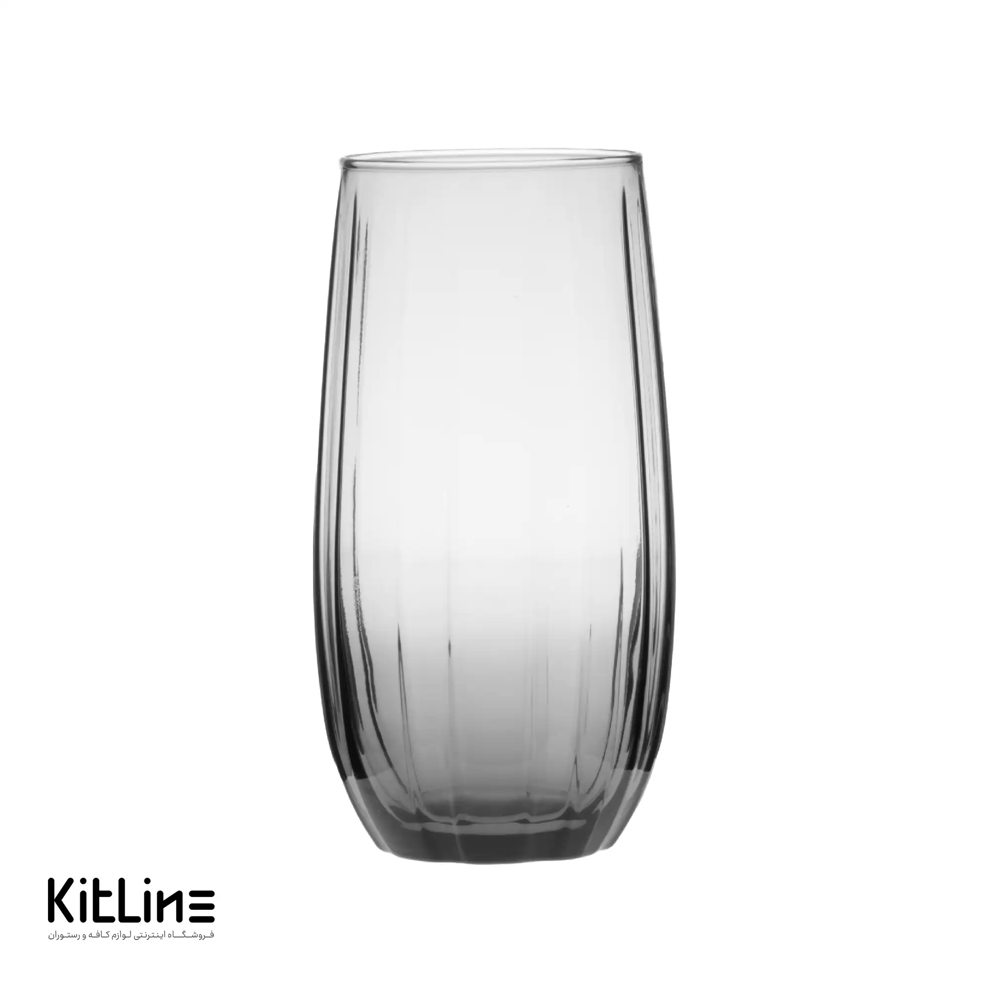لیوان شیشه ای ۵۰۰ میلی لیتری پاشا باغچه مدل لینکا دودی (ست ۶ عددی) - تصویر 2