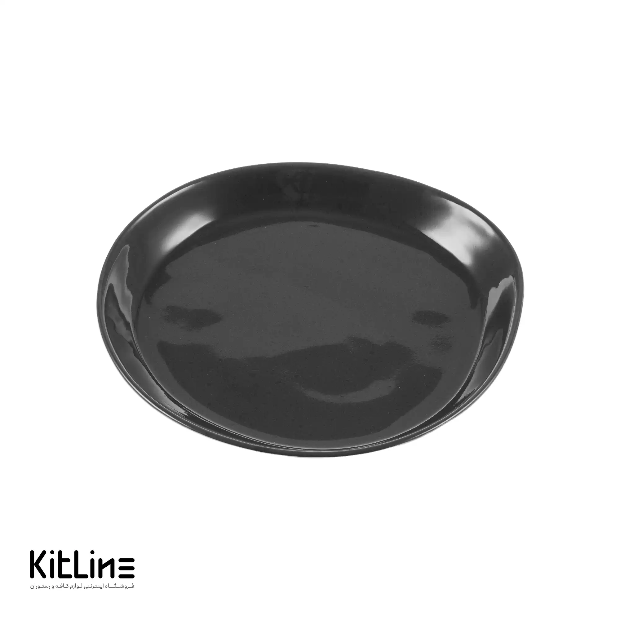 بشقاب استون ور ۲۴ سانتیمتری زغالی - تصویر 3