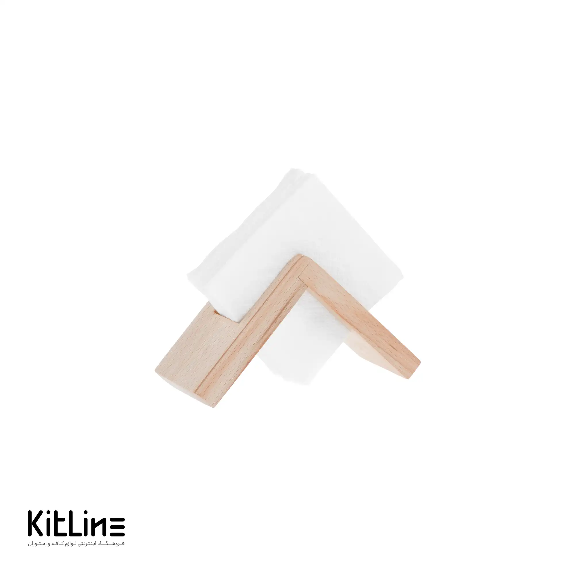 جای دستمال کاغذی طرح خشتی چوبی - تصویر 2