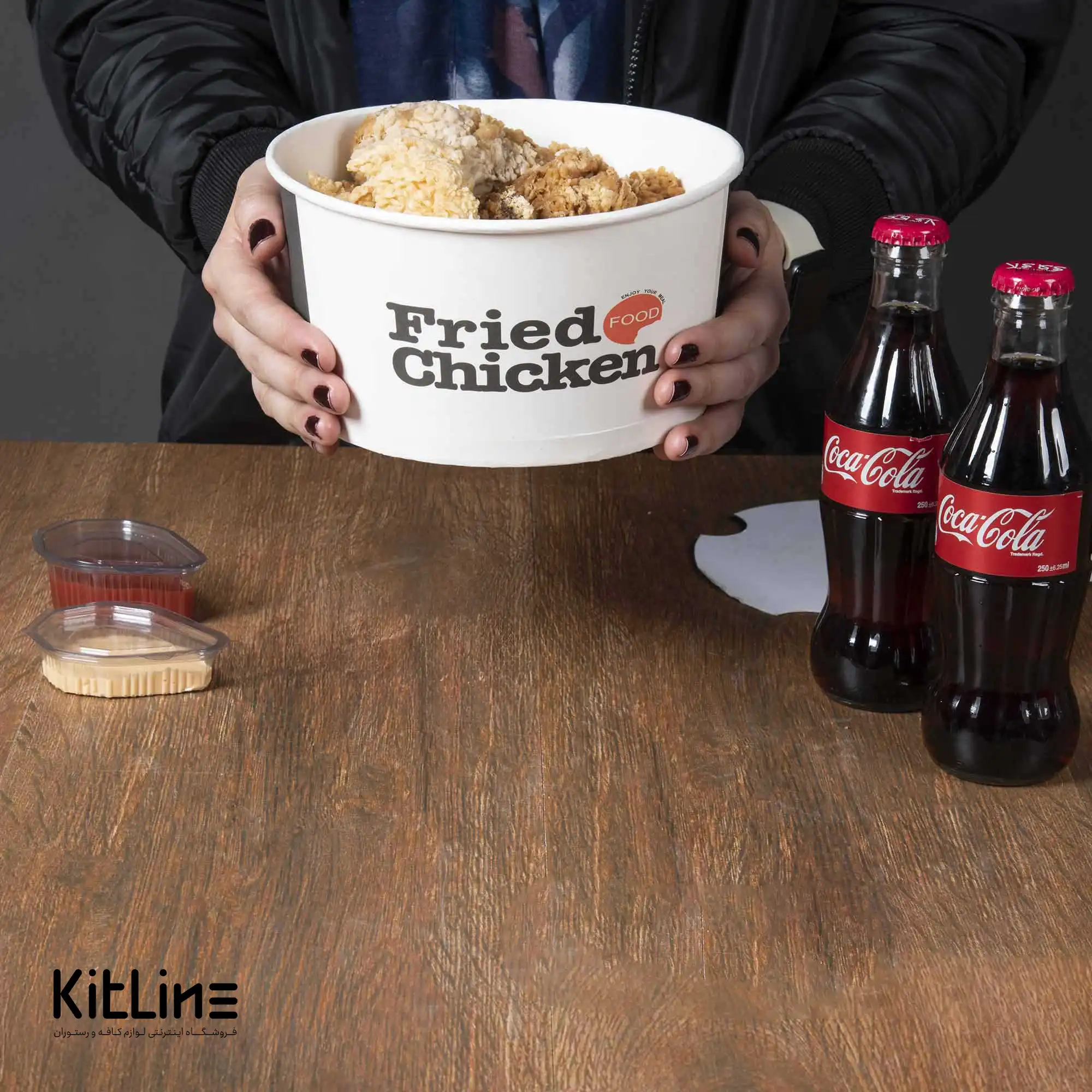 سطل سوخاری یکبار مصرف کاغذی ۲ لیتری همراه در (کارتن ۴۰۰ عددی) - تصویر 6