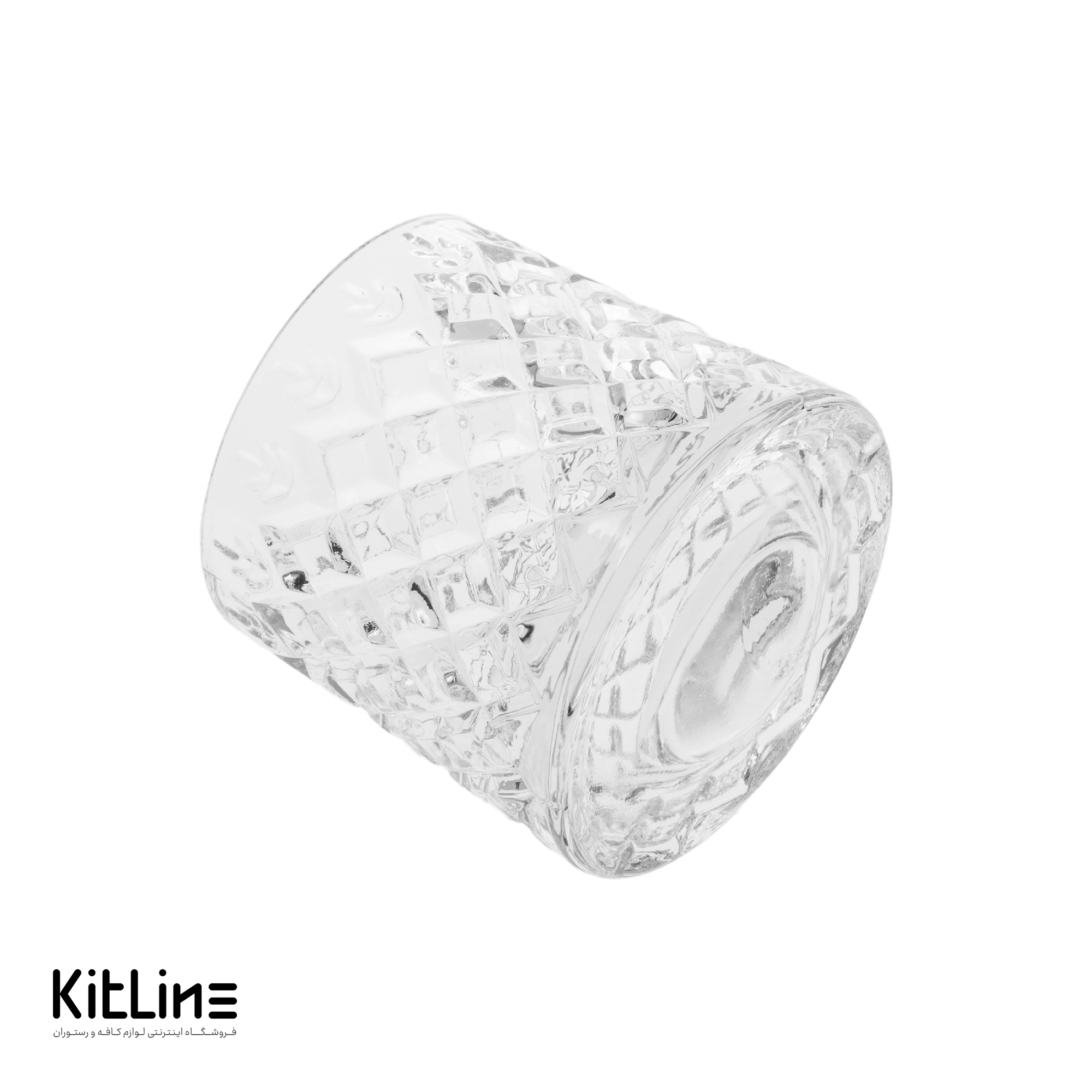 نیم لیوان گردان شیشه ای ۲۵۰ میلی لیتری - تصویر 3