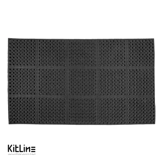 کفپوش مشبک پلاستیکی ضد لغزش ۹۰×۱۵۰ سانتیمتری مشکی